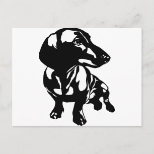 Dachshund Postcard