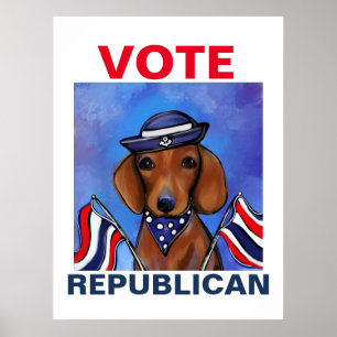 Dachshund poster