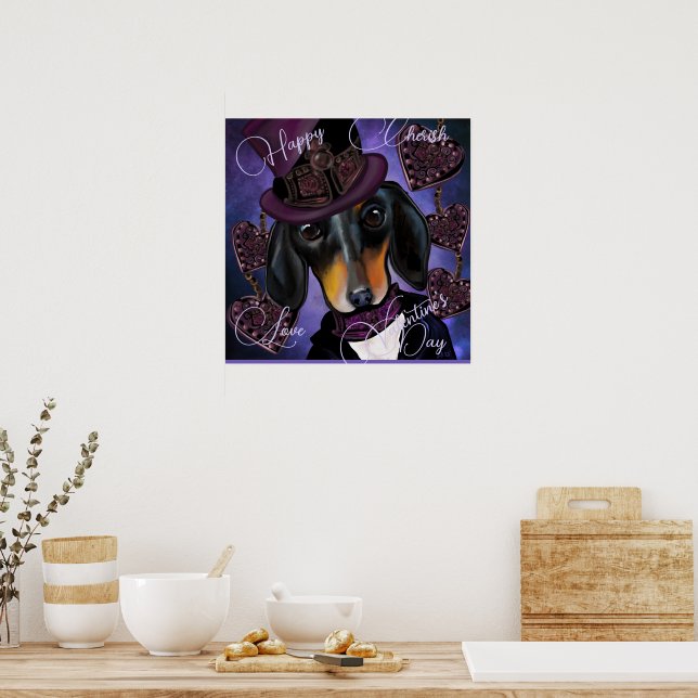 DACHSHUND  POSTER (Kitchen)