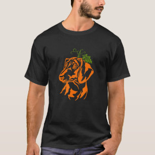 Dachshund Pumpkin  Halloween Dog T-Shirt