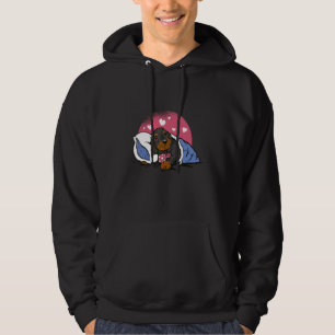 Dachshund Puppies   Dog Sleeping Dog Breed Cute Lo Hoodie