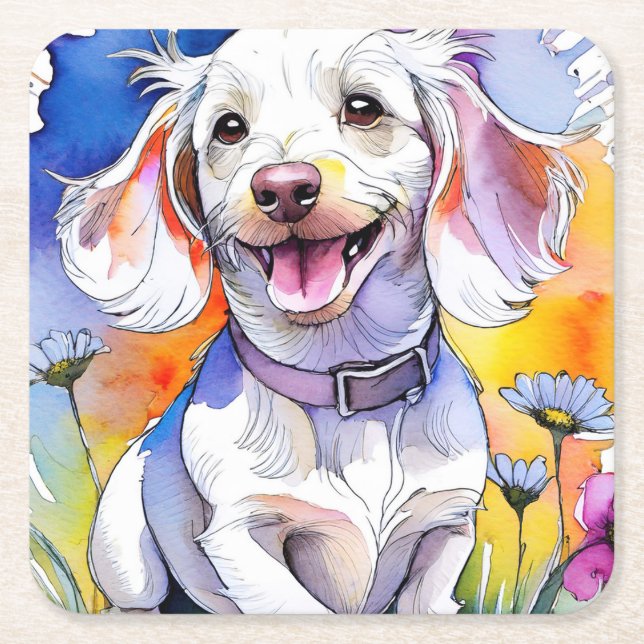 Dachshund Puppy Dog Coaster (Front)