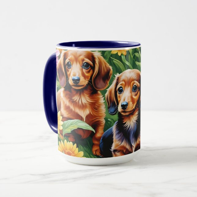 Dachshund Puppy Mug (Front Left)