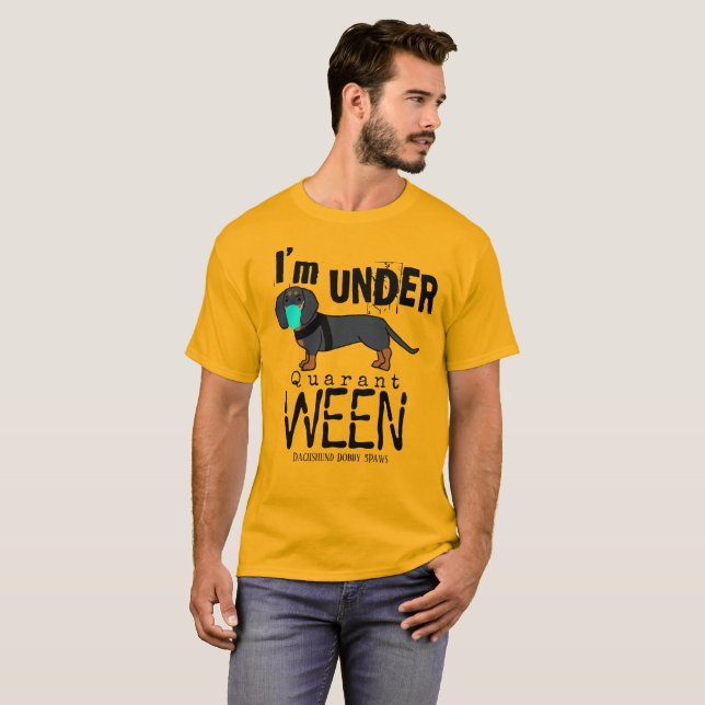 Dachshund QuarantWeen T-Shirt (Front Full)