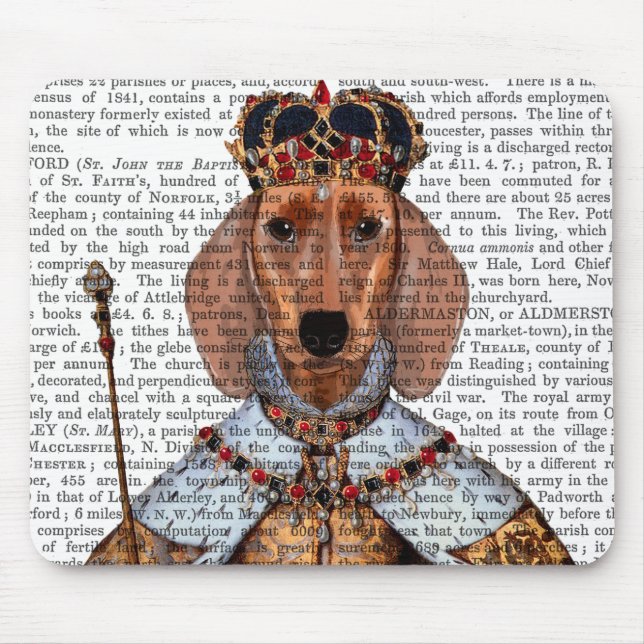 Dachshund Queen 2 Mouse Pad (Front)