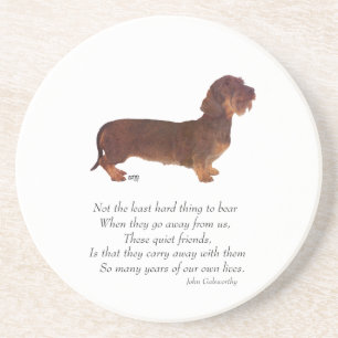 Dachshund Rainbow Bridge Coaster