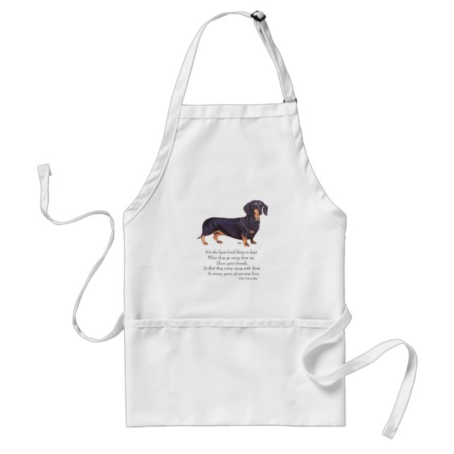Dachshund Rainbow Bridge Standard Apron (Front)