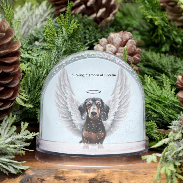 Dachshund Remembrance  Snowglobe (Winter)