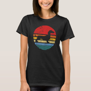 Dachshund Retro Sunset Dog Daschund T-Shirt