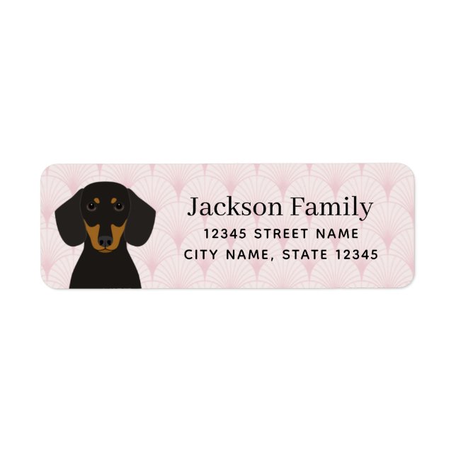 Dachshund Return Address Labels (Front)