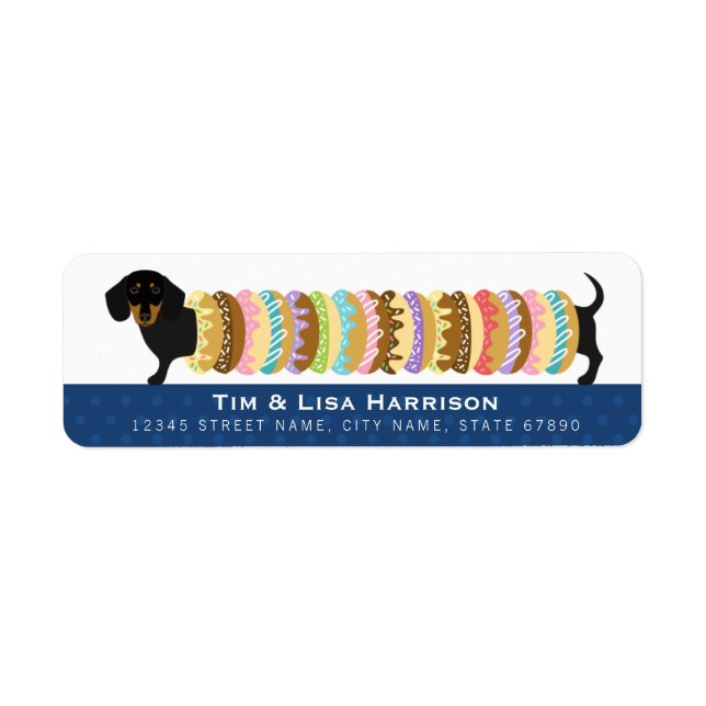 Dachshund Return Address Labels (Front)