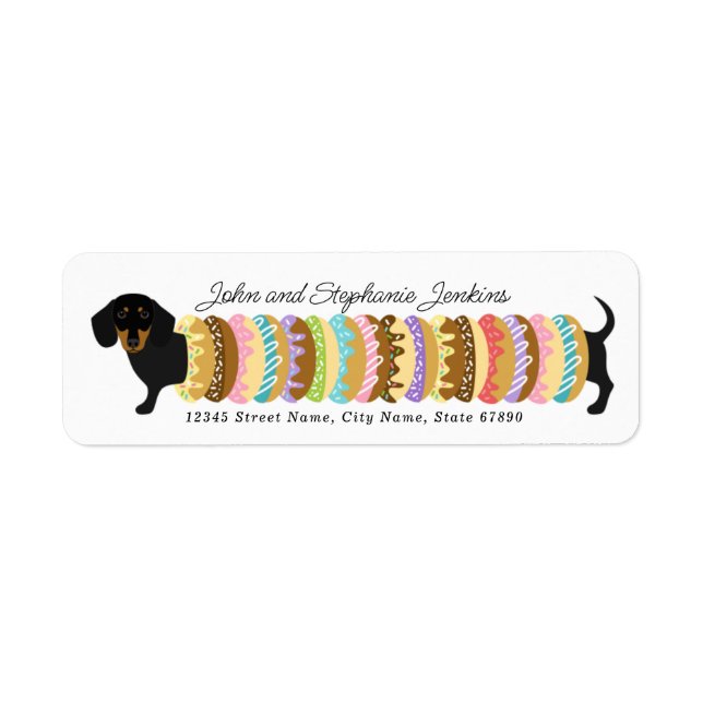 Dachshund Return Address Labels (Front)