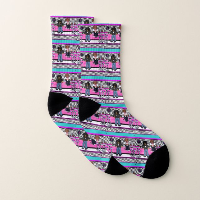 Dachshund Rock and Roll Socks (Pair)