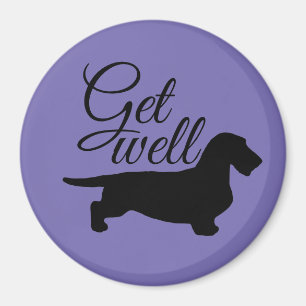 Dachshund Rough Hair - Silhouette 1 Magnet