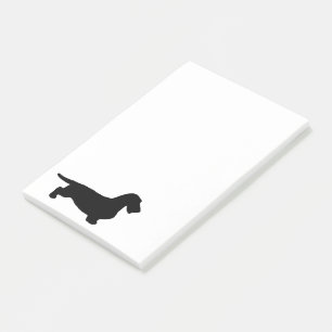 Dachshund Rough Hair - Silhouette 1 Post-it Notes
