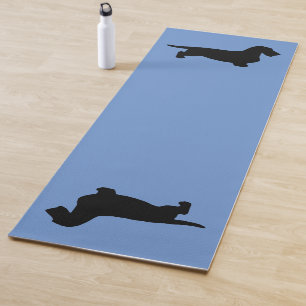 Dachshund Rough Hair - Silhouette 1 Yoga Mat