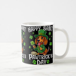 Dachshund Saint Patricks Day Slainte Dachshund Coffee Mug