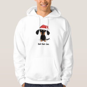 Dachshund Santa Clause Funny Dog Lover's Christmas Hoodie