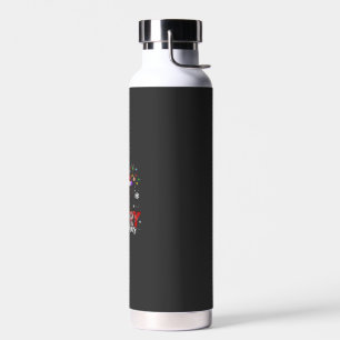 Dachshund Santa Dog Merry Christmas Oversized T-Sh Water Bottle