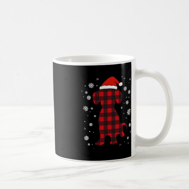 Dachshund Santa Hat Dog Lover Christmas  Coffee Mug (Right)