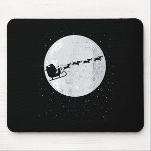 Dachshund Santa Sleigh Wiener Dog Christmas Gift F Mouse Pad