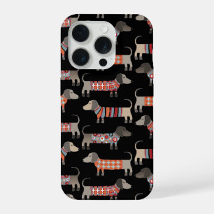 Dachshund Sausage Dog Dark iPhone 15 Pro Case