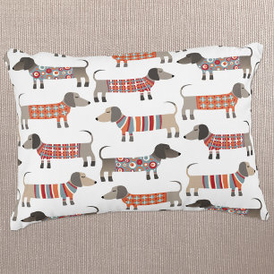 Dachshund Sausage Dog Decorative Cushion