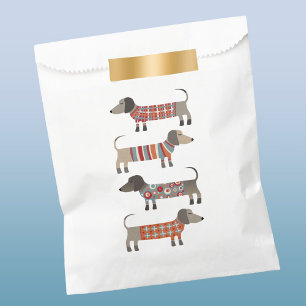 Dachshund Sausage Dog Favour Bag