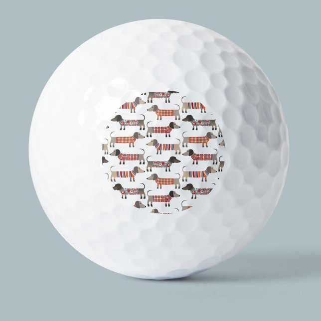 Dachshund Sausage Dog Golf Balls (Creator Uploaded)