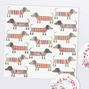 Dachshund Sausage Dog Napkin