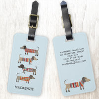 Dachshund Sausage Dog Personalised