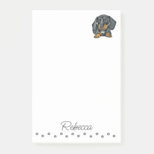 Dachshund Sausage Dog Personalized Post-It Notes