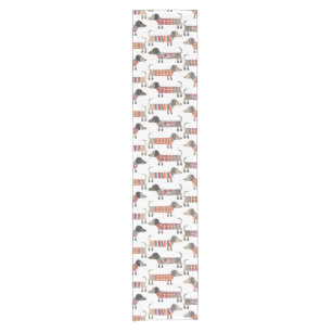 Dachshund Sausage Dog Short Table Runner