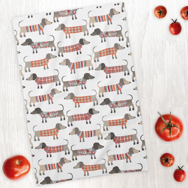 Dachshund Sausage Dog Tea Towel (Creator Uploaded)