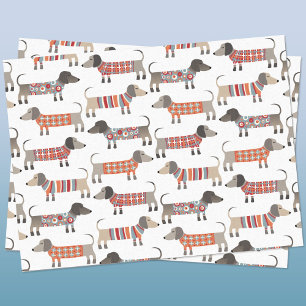 Dachshund Sausage Dog Tissue Paper
