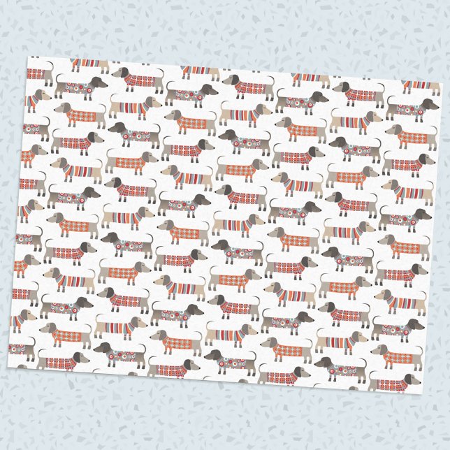 Dachshund Sausage Dog Tissue Paper (Creator Uploaded)