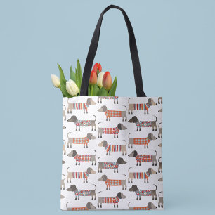 Dachshund Sausage Dog Tote Bag