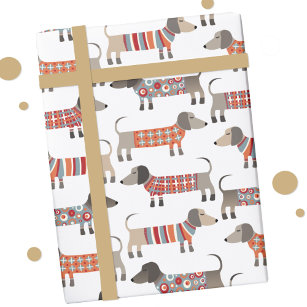 Dachshund Sausage Dog Wrapping Paper