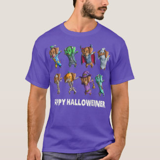 Dachshund Shirt Happy Halloweiner Funny Halloween 