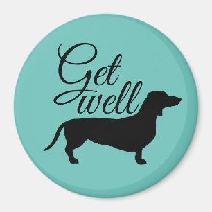 Dachshund Short Hair - Silhouette 1 Magnet