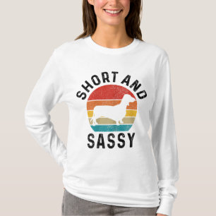 Dachshund Short & Sassy Wiener Dog Doxie Mum Funny T-Shirt
