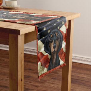 DACHSHUND SHORT TABLE RUNNER