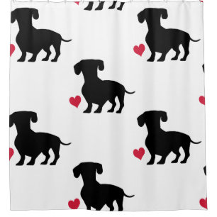 Dachshund Shower Curtain