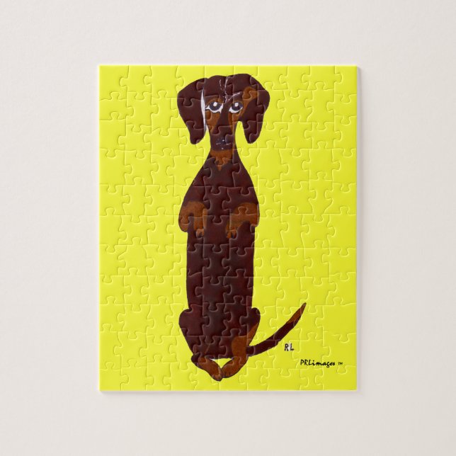 Dachshund Sidney Puzzle (Vertical)