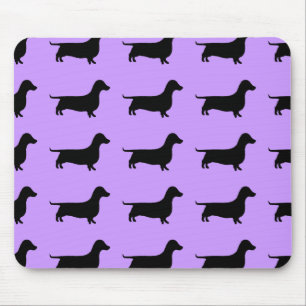 Dachshund Silhouette any colour Mouse Pad