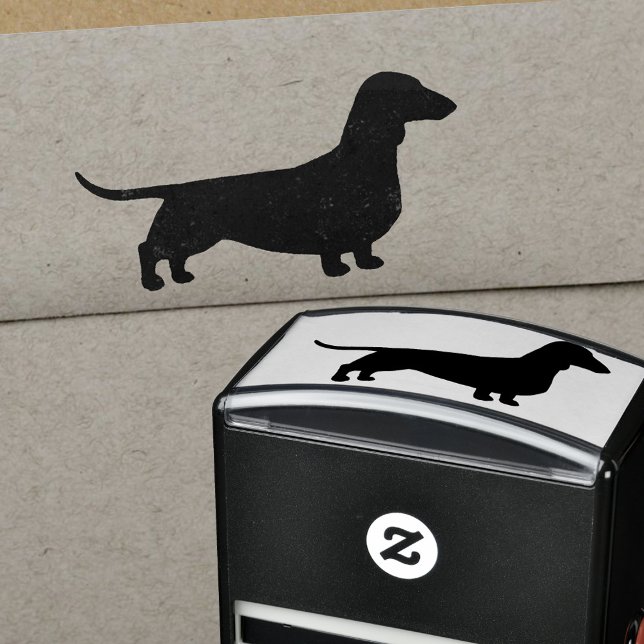 Dachshund Silhouette | Wiener Dog Lover's Self-inking Stamp (Creator Uploaded)
