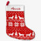 Dachshund Silhouettes Pattern Red and White Cute