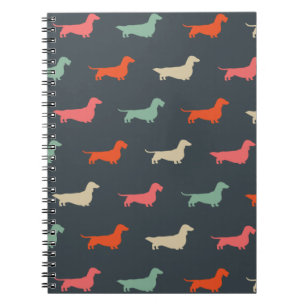 Dachshund Silhouettes Wiener Dog Lover's Notebook