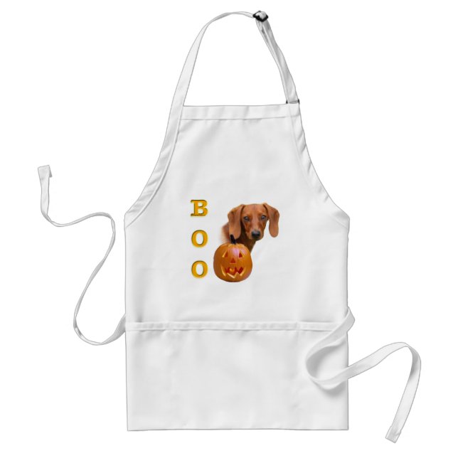 Dachshund (smooth) Boo Standard Apron (Front)