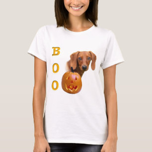Dachshund (smooth) Boo T-Shirt